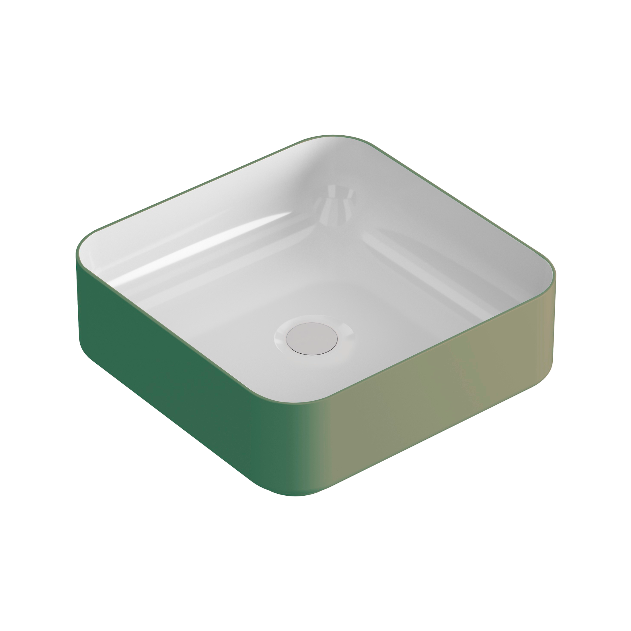 Lavabo Kuadrado Bicolor El Lavabo Kuadrado Bicolor es la opción ideal para quienes buscan líneas rectas y un diseño arquitectónico. Con un acabado exterior mate a elegir y un interior esmaltado en brillo, este lavabo cuadrado se convierte en un protagonista elegante y funcional en cualquier baño. Su forma geométrica lo hace perfecto para espacios de estilo industrial, moderno o minimalista.