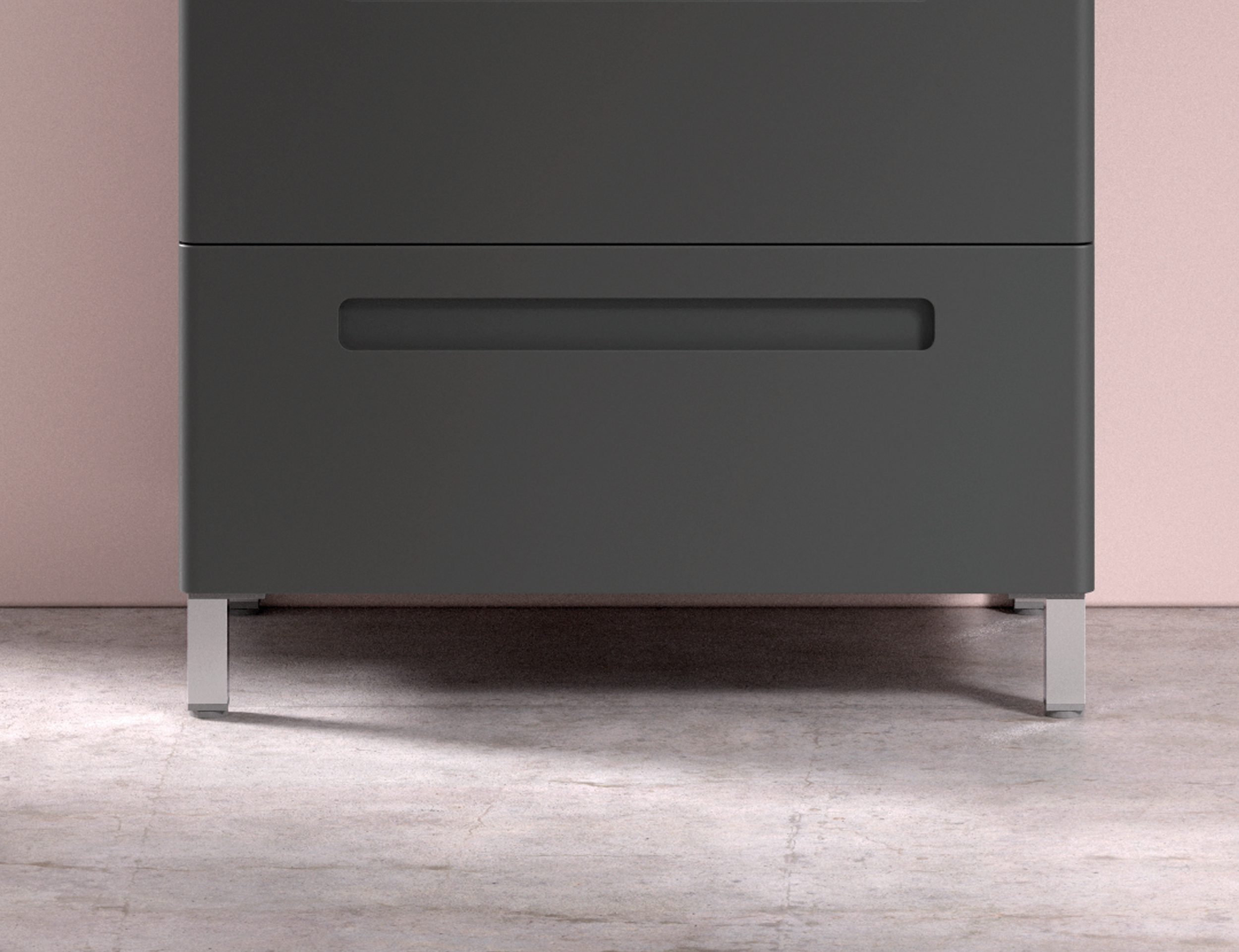 Juego 4 Patas Cubo El Juego de Patas Cubo aporta un estilo moderno y estructurado que transforma cualquier mueble en una pieza de presencia fuerte y carácter marcado. Su diseño geométrico, de líneas firmes y proporciones equilibradas, refuerza la estabilidad del mobiliario de baño al mismo tiempo que añade un toque visualmente imponente, ideal para quienes buscan destacar cada detalle en la decoración. Su presencia robusta y minimalista las convierte en la elección perfecta para ambientes que valoran el diseño con identidad.