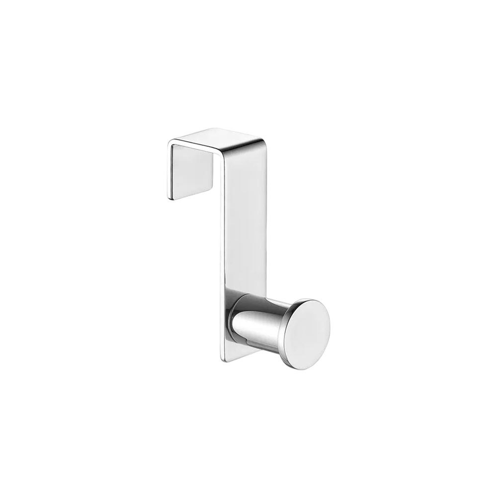 Percha multifuncional de diseño elegante, ideal para colgar toallas, albornoces o prendas ligeras. Aporta orden y estilo a cualquier baño de hogar.