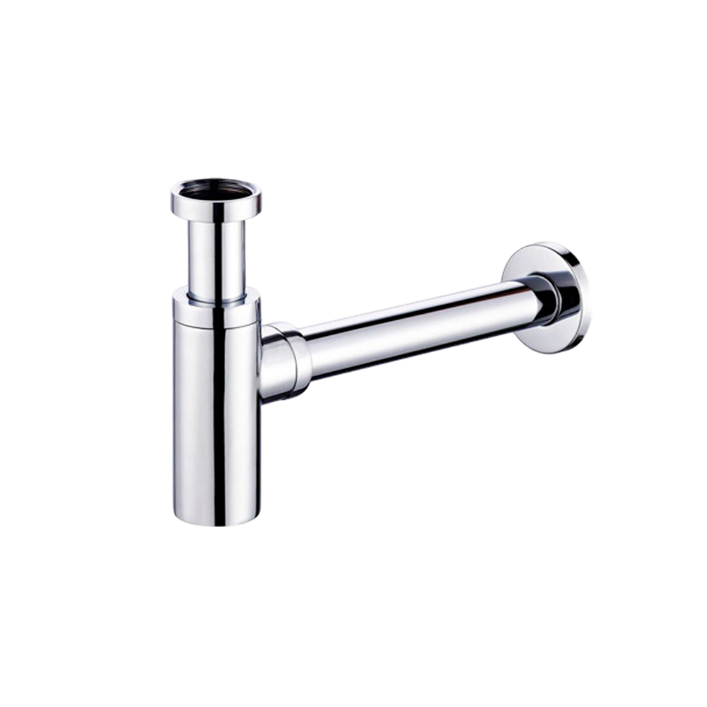 Sifón compacto tipo Toti. Eficiente en el drenaje y diseñado para evitar malos olores, con una instalación rápida y segura.