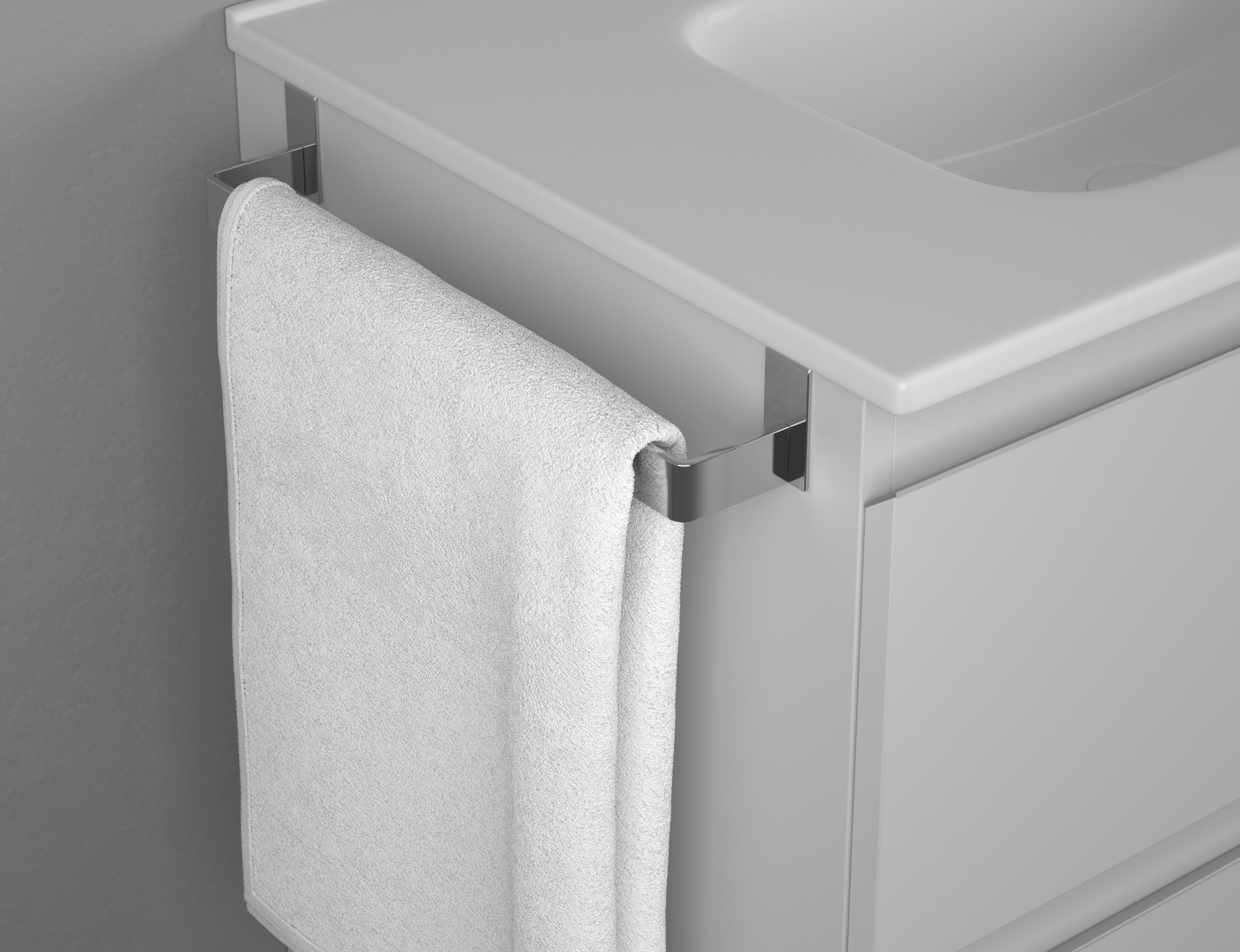 Diseñado para mantener tus toallas al alcance, nuestro toallero combina funcionalidad y estilo. Ideal para baños modernos, ofrece resistencia y fácil instalación.