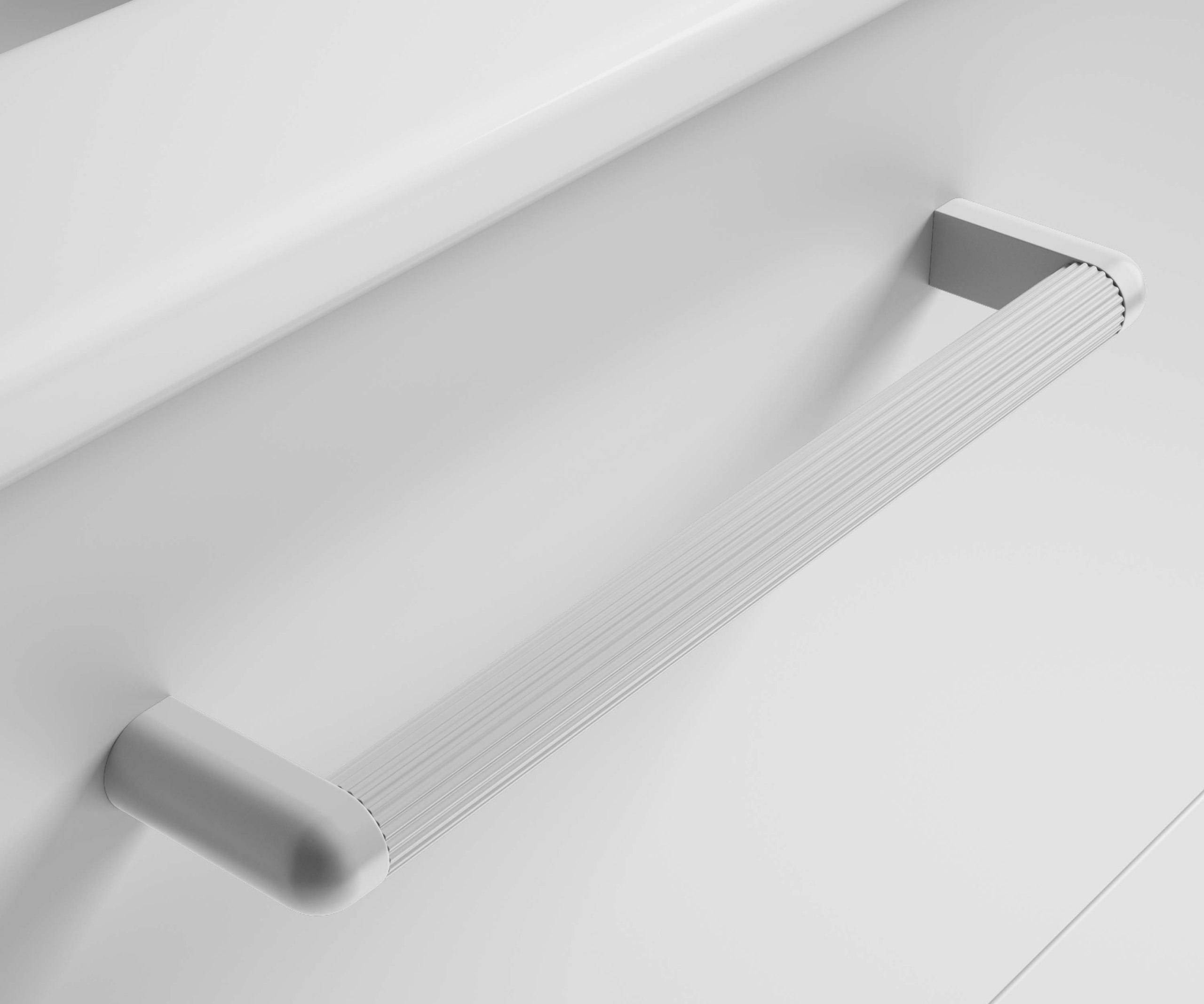 Tirador Rigato rayado disponible en negro, blanco, gris musgo, azul, verde, rojo y marrón – Avila Dos.