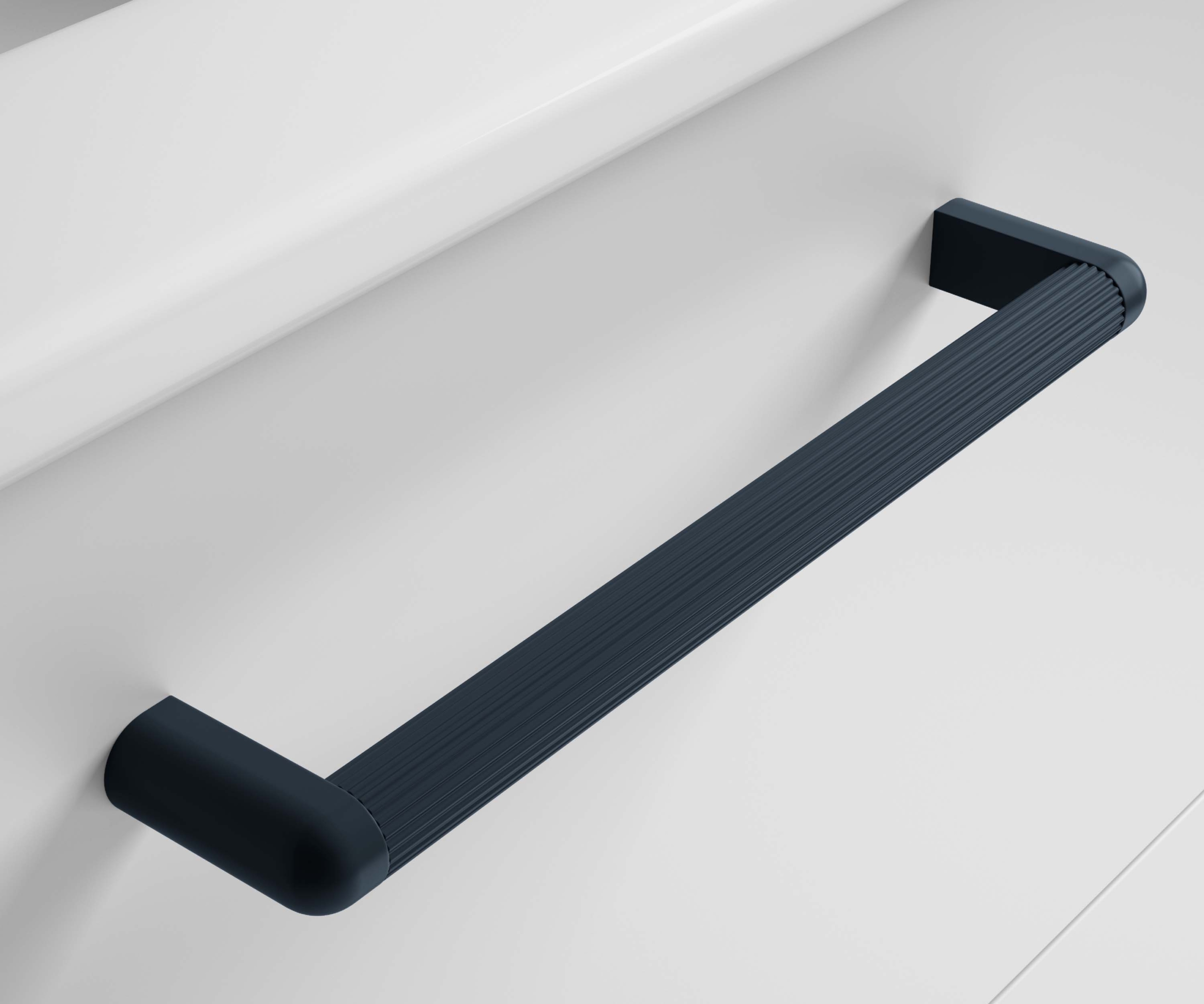 Tirador Rigato rayado disponible en negro, blanco, gris musgo, azul, verde, rojo y marrón – Avila Dos.