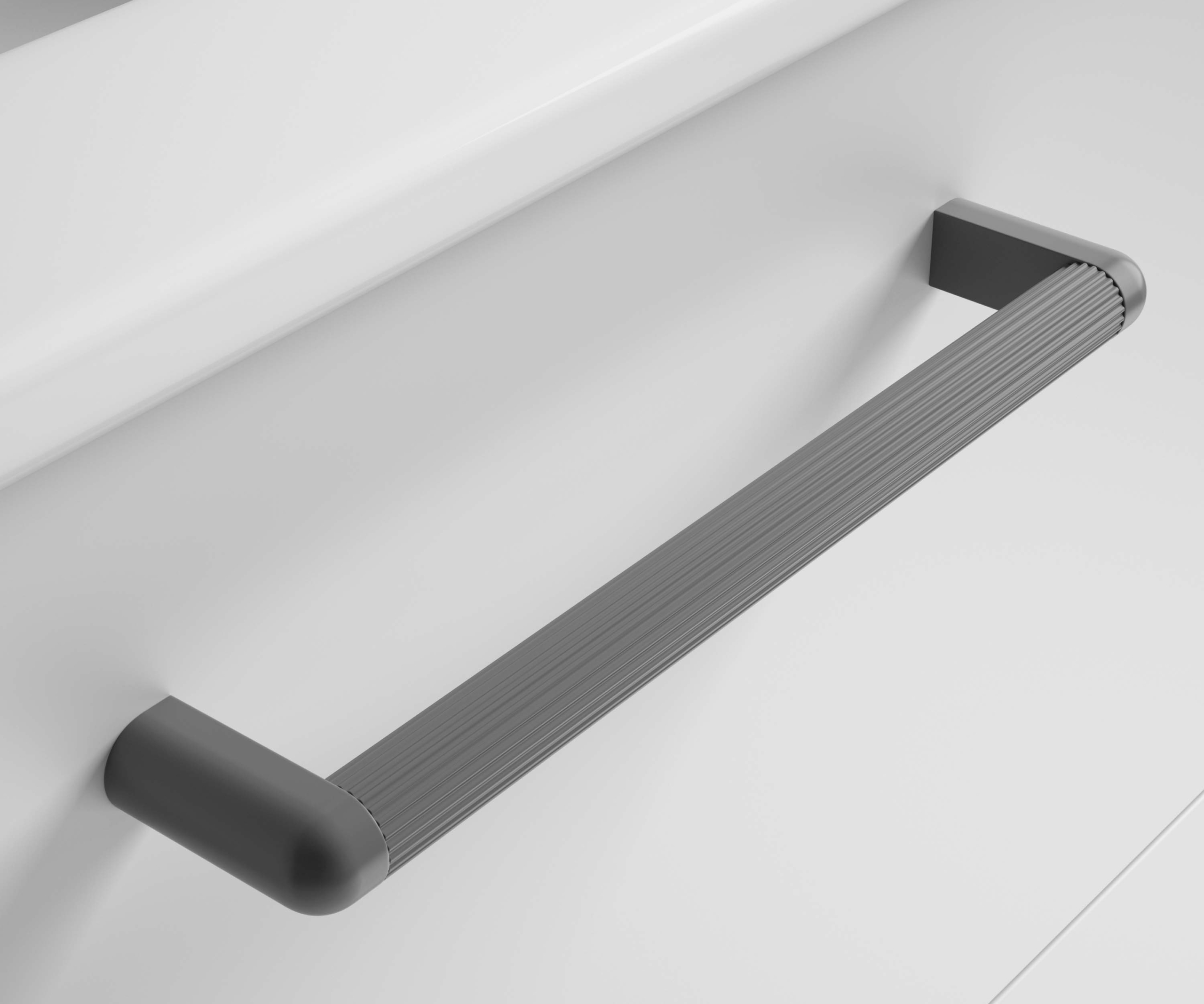 Tirador Rigato rayado disponible en negro, blanco, gris musgo, azul, verde, rojo y marrón – Avila Dos.