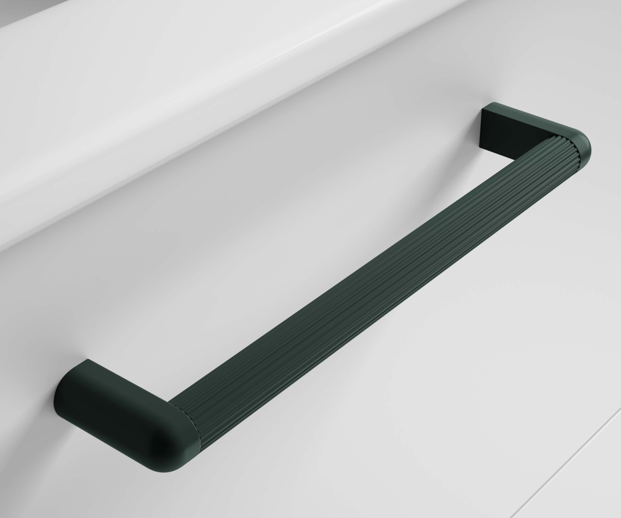 Tirador Rigato rayado disponible en negro, blanco, gris musgo, azul, verde, rojo y marrón – Avila Dos.