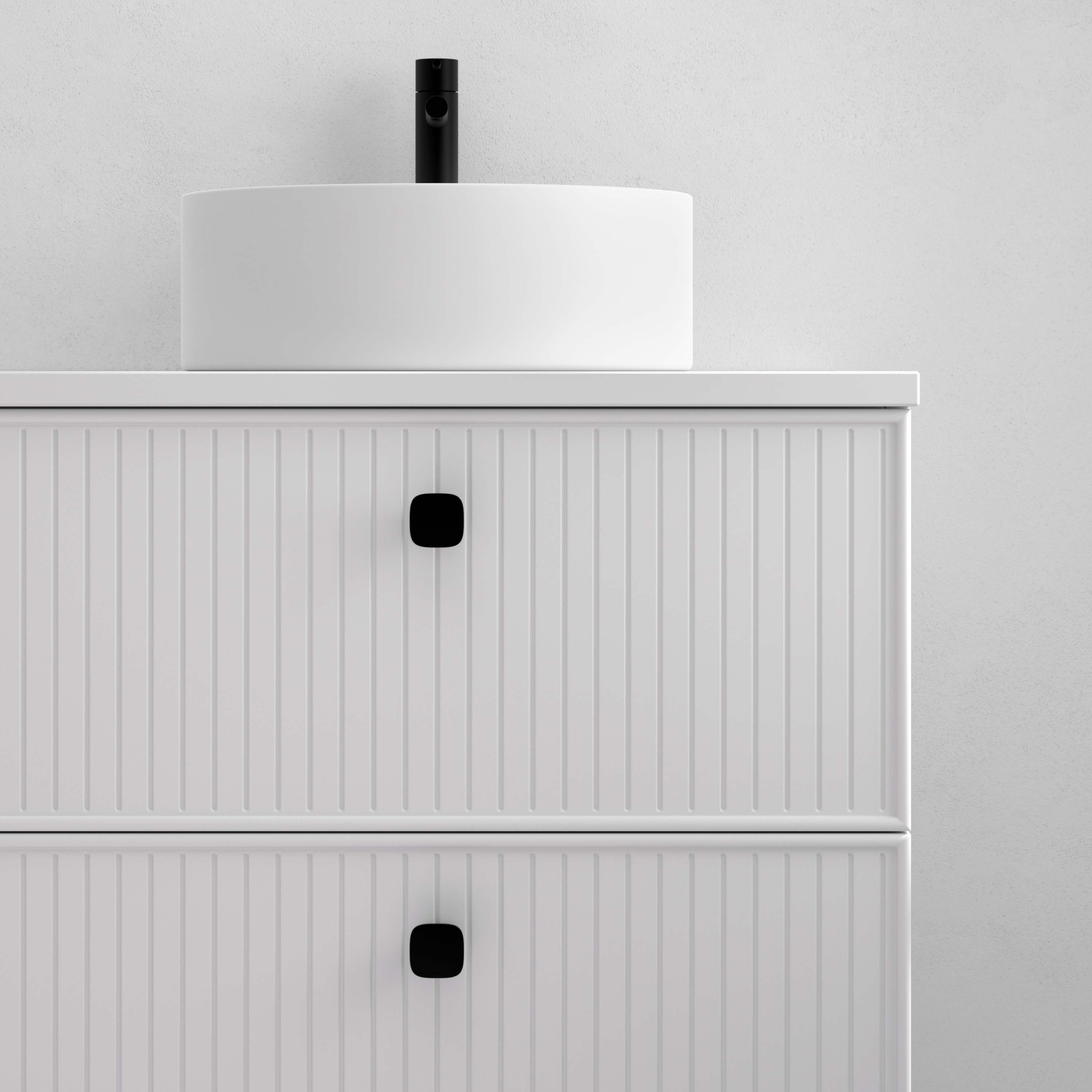 Tirador DOT en blanco, negro y dorado con diseño circular – Avila Dos.