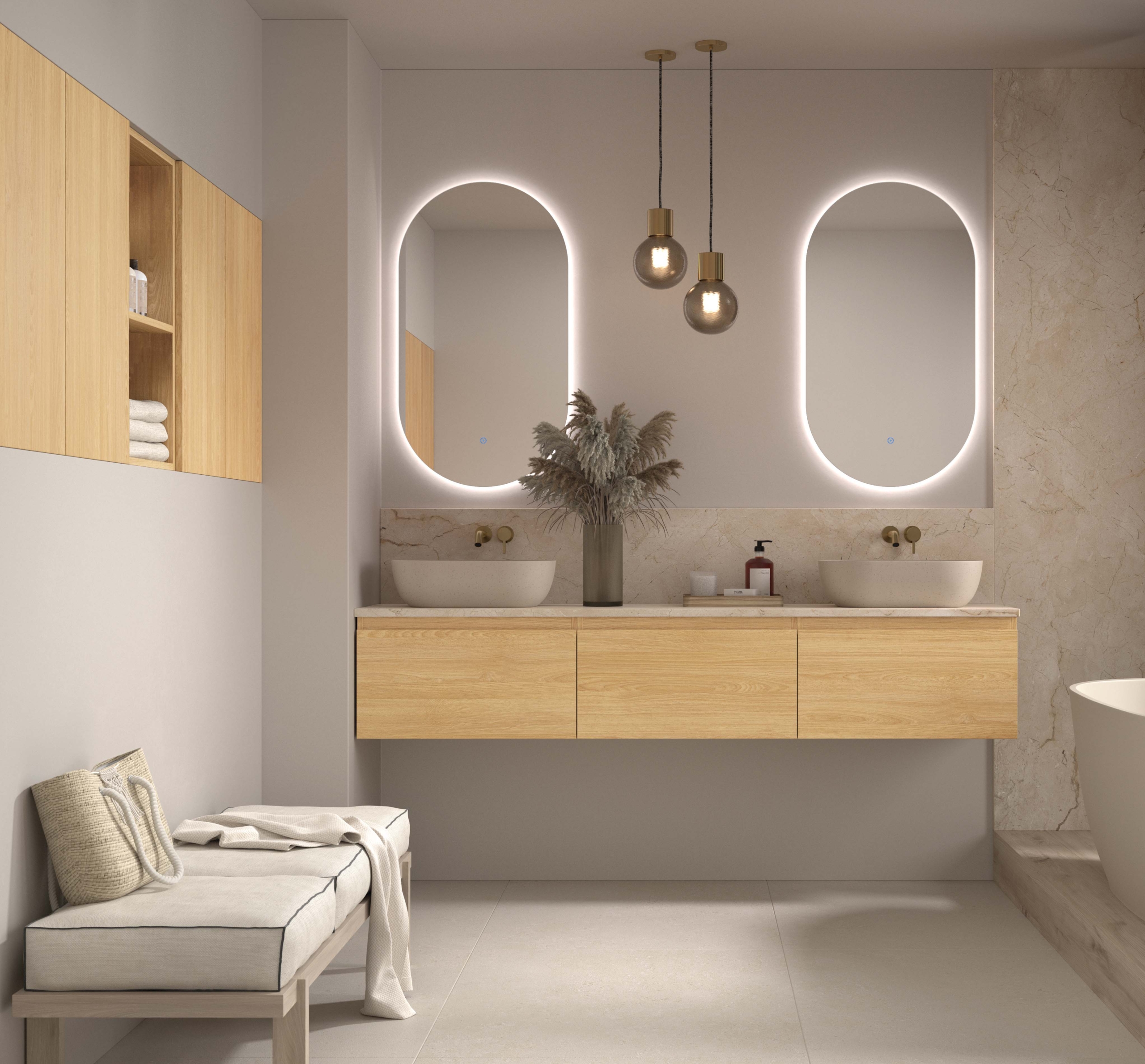 Mueble de baño de la colección Advance de Avila Dos, con tres cajones amplios y acabado laminado de alta calidad, que combina diseño funcional y estética moderna.