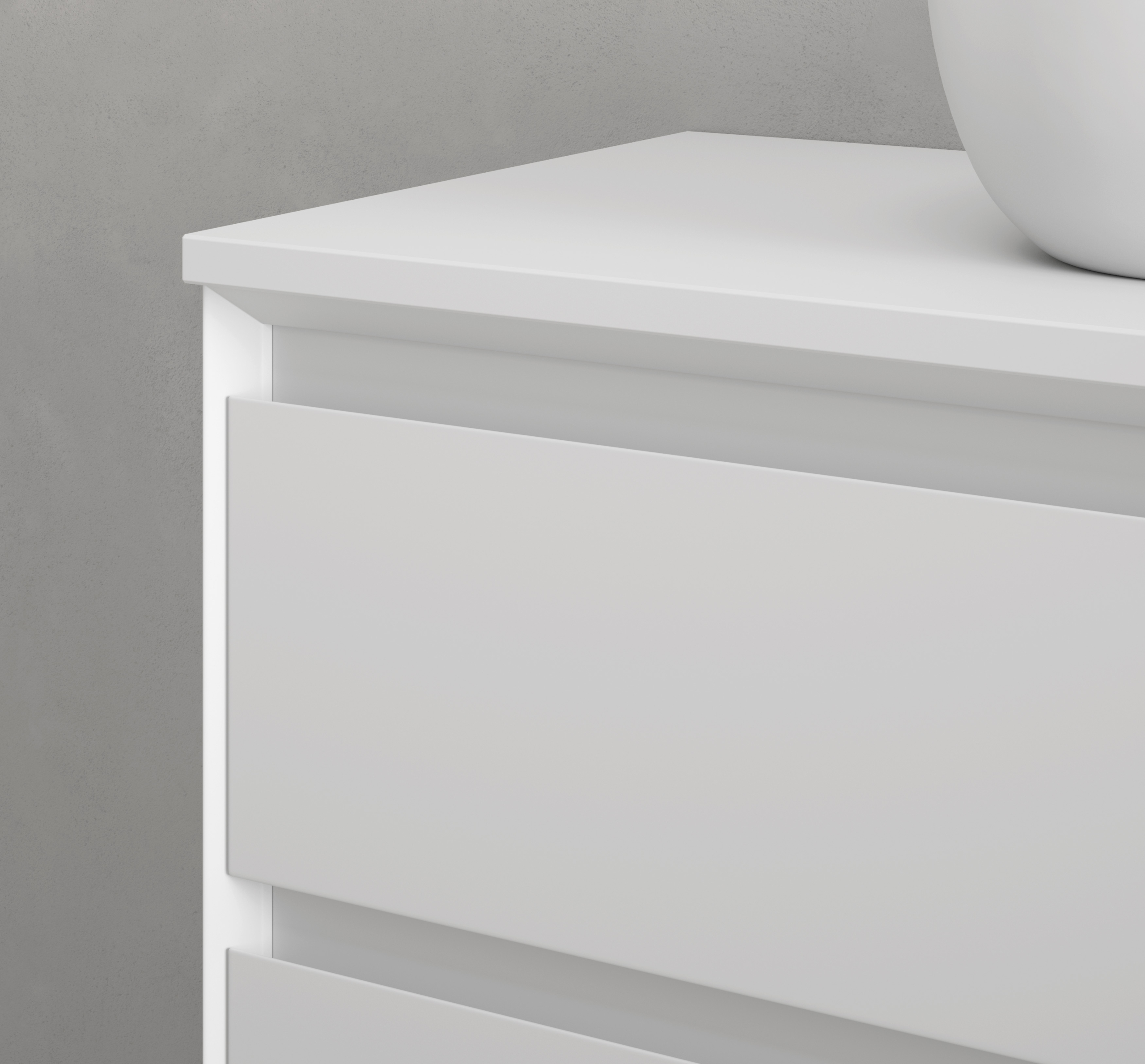 Mueble de baño moderno de la colección Novus de Avila Dos, con líneas elegantes, acabado natural y diseño minimalista que combina funcionalidad y estilo contemporáneo.