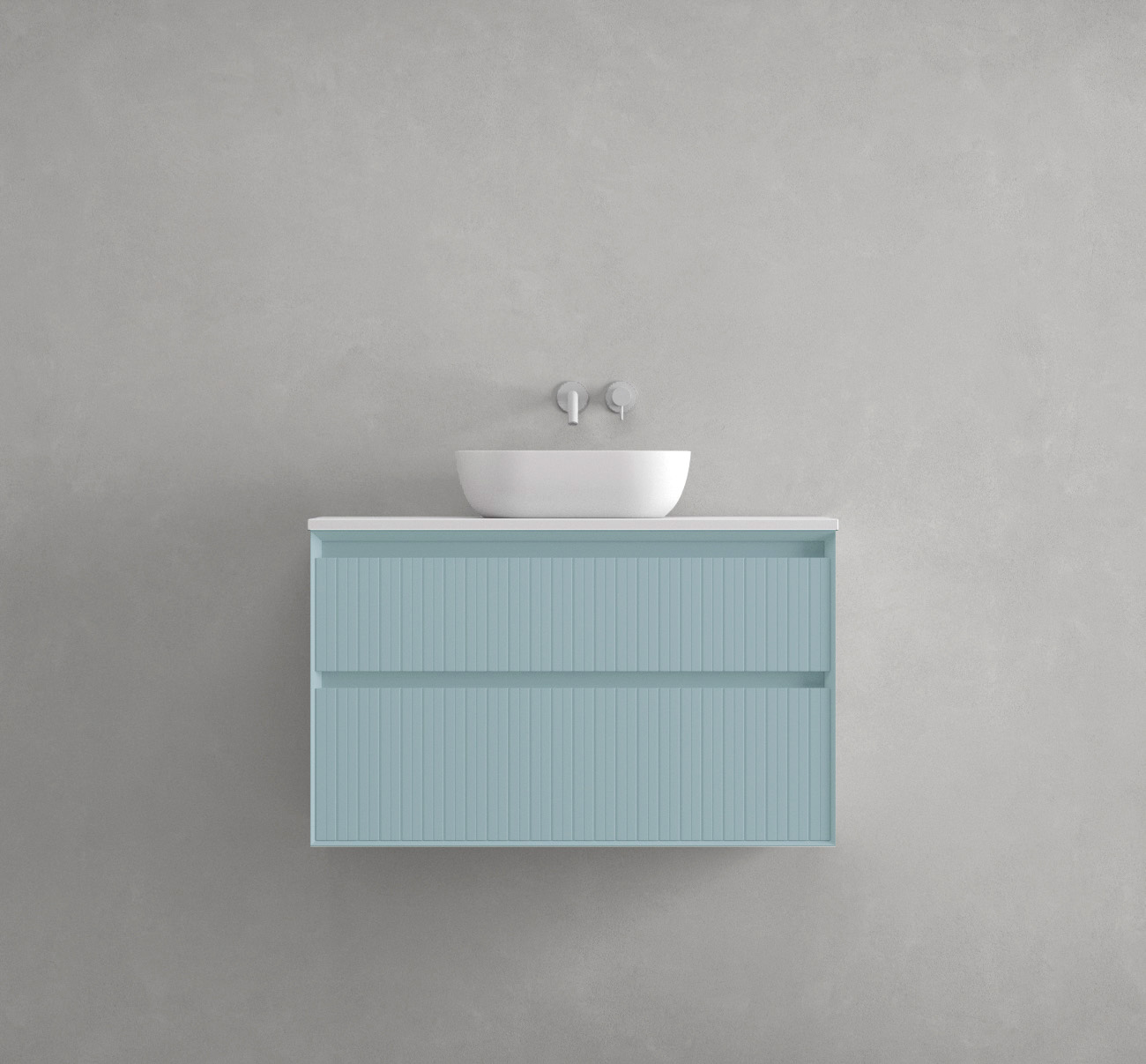 Mueble de baño moderno de la colección Novus de Avila Dos, con líneas elegantes, acabado natural y diseño minimalista que combina funcionalidad y estilo contemporáneo.