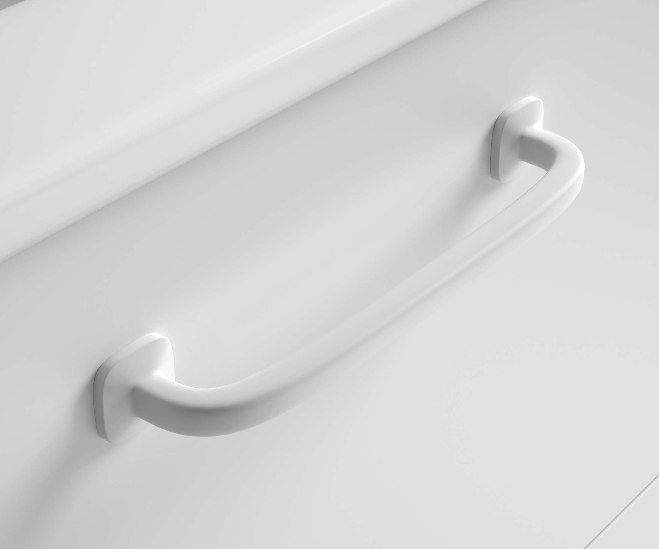 Tirador Line en acabado dorado, blanco y negro con diseño minimalista – Avila Dos.