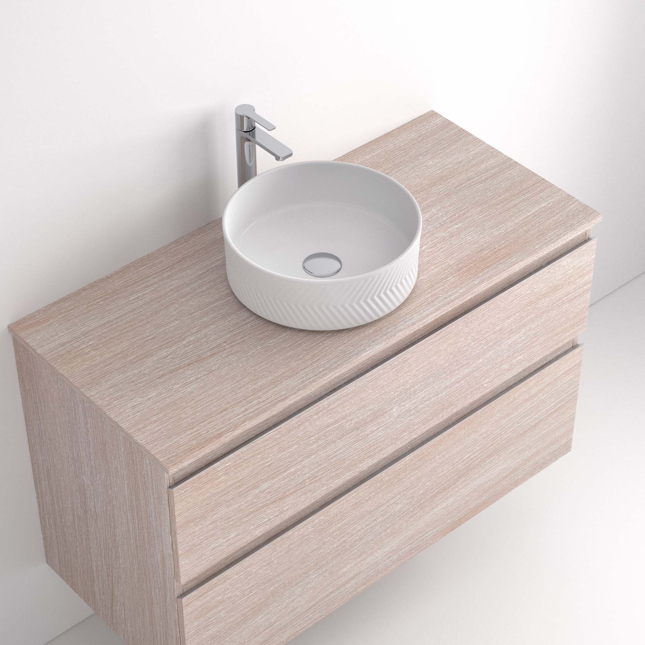 Lavabo Bol El Lavabo Bol es una pieza única que transforma cualquier baño en un espacio sofisticado. Con su forma redonda tipo cuenco y su acabado en brillo, este lavabo de sobre encimera se convierte en el centro de atención gracias a su diseño minimalista y elegante. Fabricado con porcelana de alta calidad combina perfectamente con estilos de baño modernos, nórdicos o contemporáneos. Su diseño ergonómico no solo aporta estética, sino también funcionalidad en el día a día. Ideal para quienes buscan un lavabo moderno y distintivo que aporte personalidad al baño.