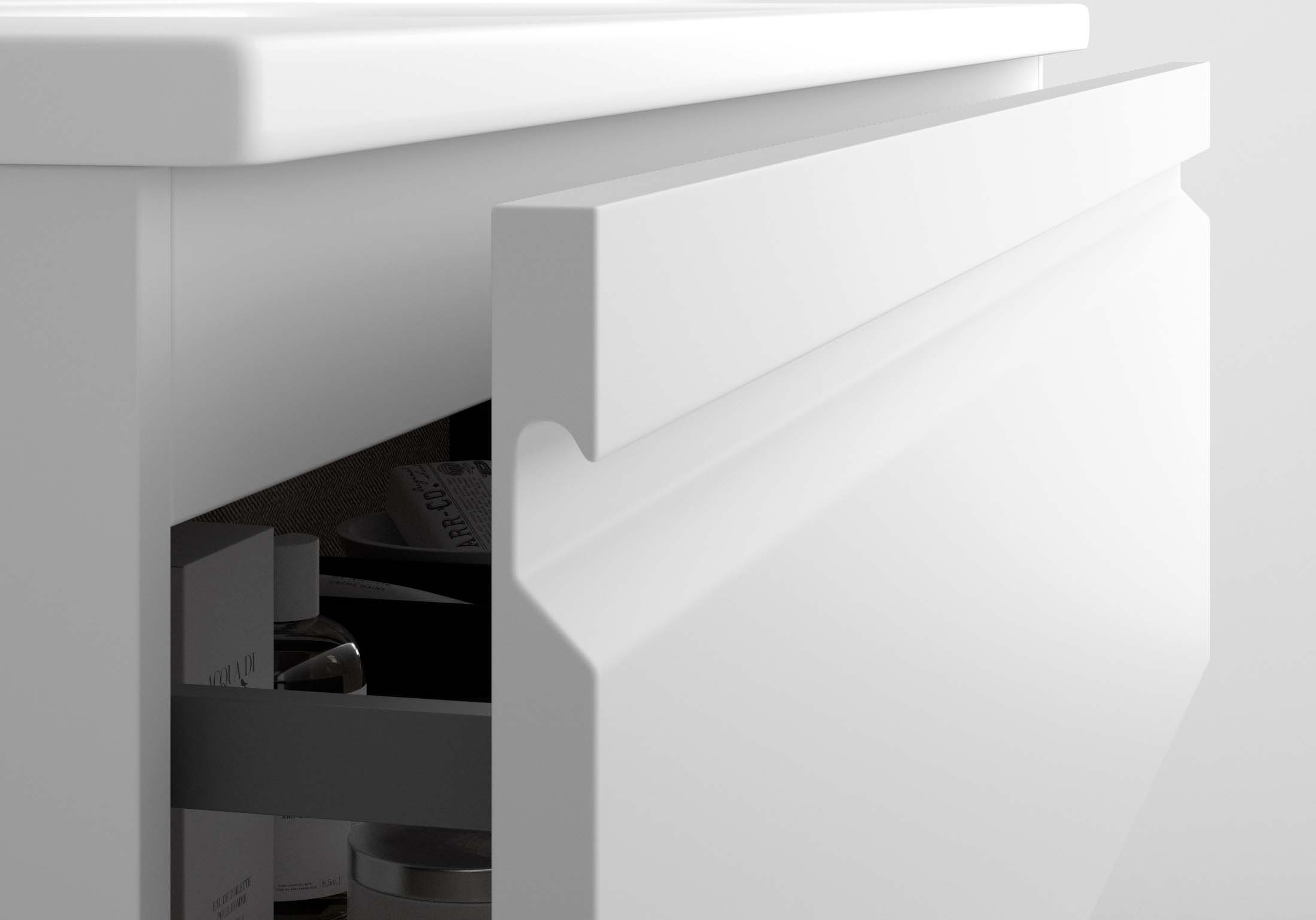 El Lavabo Ávrian S1/S21 combina líneas limpias con un diseño compacto, ideal para baños modernos. Fabricado a medida en Solid Surface, destaca por su resistencia y tacto. Disponible con opción de seno desplazado a izquierda o derecha y de doble seno desde 121 cm. Su estilo minimalista encaja en espacios contemporáneos. Perfecto para quienes buscan funcionalidad y elegancia.